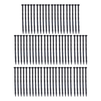 Garden Spiral Landscape Spikes 70PCS 8 Inch Plastic Landscape Anchoring Spikes