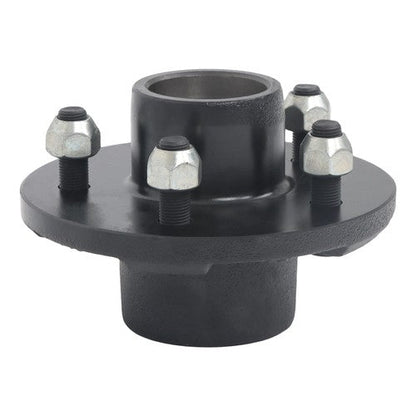 Idler Hub Round Spindle Kit Trailer Hub Kit With Bearing Kit For 5 Lug × 4.5"