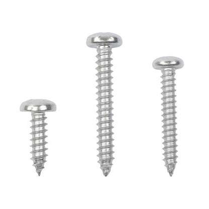 550× Wood screws kits #4 #6 #8 #10 #12 countersunk 304 Stainless steel