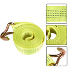 8-Pcs 2" x 15 Ft Ratchet Straps With J Hook 5000 Lbs Heavy Duty Tie Downs