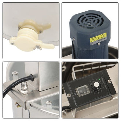 3 Frames Stainless Steel Electric Honey Extractor Beekeeping Equipment 1300RPM
