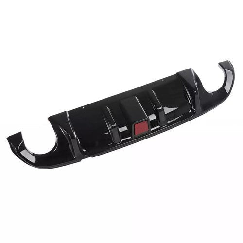 Rear Bumper Diffuser W/ LED Brake Light for 2014-2017 for Infiniti Q50 Black