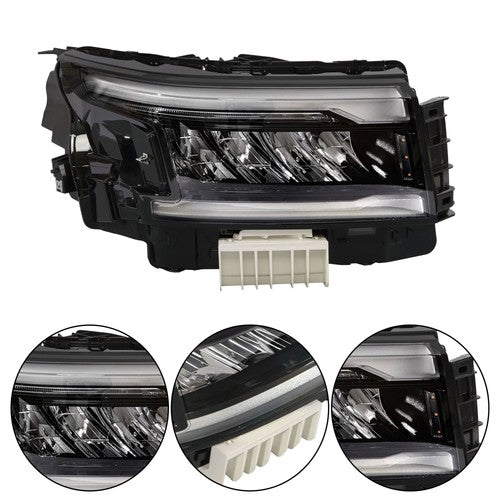 Clear Full LED Passenger Black For Nissan Frontier 2022-2024 Headlight Headlamp