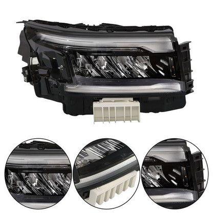 Clear Full LED Passenger Black For Nissan Frontier 2022-2024 Headlight Headlamp