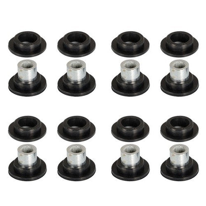 Top & Bottom All 4 Shocks Bushing Bearing Kit For Arctic Cat 400 454 500 650 4X4