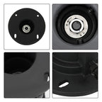 Black C5G 12''-16'' Adjustable Cushioned 5th Wheel to Gooseneck Adapter New