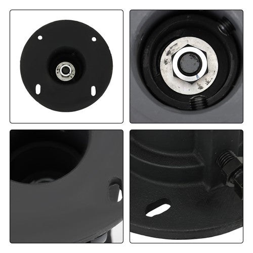 Black C5G 12''-16'' Adjustable Cushioned 5th Wheel to Gooseneck Adapter New