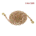 With Clevis Hooks Transportation Bundle Chain Steel Gold 3150lbs G70 1/4in×20ft