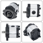 5/8" Keyed Shaft,Hydraulic Gear Pump 1-4 GPM SAE A-2 Bolts CCW Cast Iron Flange