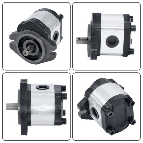 5/8" Keyed Shaft,Hydraulic Gear Pump 1-4 GPM SAE A-2 Bolts CCW Cast Iron Flange