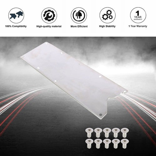 For LS Gen 3 Billet Valley Pan Cover Plate (NO Knock Sensor) LSX