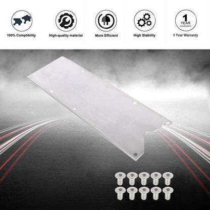 For LS Gen 3 Billet Valley Pan Cover Plate (NO Knock Sensor) LSX