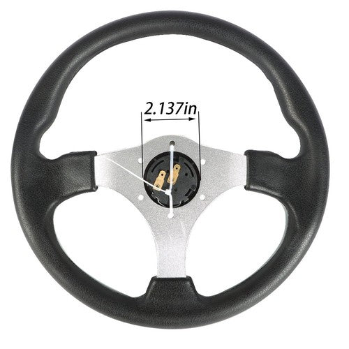 Fit For Yamaha EZGO Club Car Golf Cart 12.5 inch Carbon Fiber Steering Wheel New