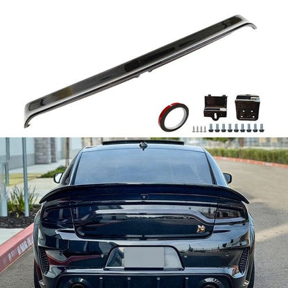 Gloss BLK Highkick Trunk Spoiler Wing For Dodge Charger SRT / SXT / R/T