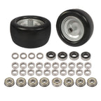 2 Pack 11x6.00-5 Flat Free Tire And Wheel Solid Rubbe For Mower Tires
