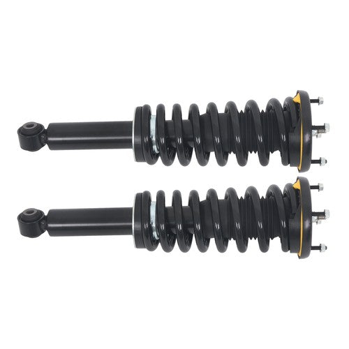 Pair Rear Shock Struts Assys Coil Spring w/o Electric For Jaguar XJ Series 10-18