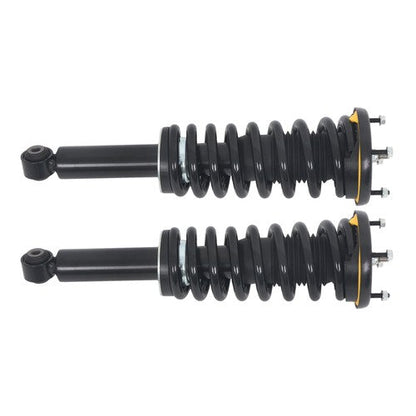 Pair Rear Shock Struts Assys Coil Spring w/o Electric For Jaguar XJ Series 10-18