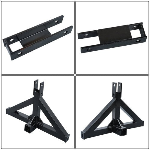 Quick Hitch Multi Compatible with Towing Hook 3 Point Trailer Hitch 2 Receiver
