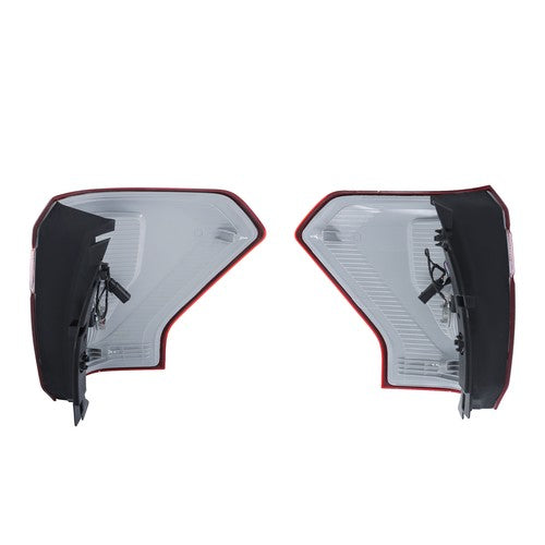 For Ford Expedition 2018-2021 Right+Left Side Halogen Type Clear&Red Tail Lights