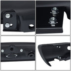 Step Rear Bumper Without Sensor Hole Black Steel Fit For Chevrolet S10 1998-2004
