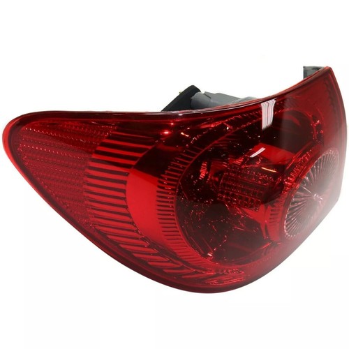 4PCS Rear Tail Lights Lamp Clear & Red Lens For 2003 04 2005-2008 Toyota Corolla