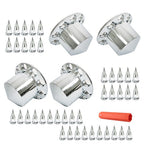 33mm Spiked Axle Cover Set Rear Axle Complete Wheel Cover Fits For Semi Truck