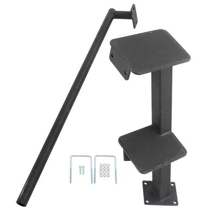 2Steps Boat Trailer Steps with Handrail Boat Trailer Ladder, Boat Trailer Steps