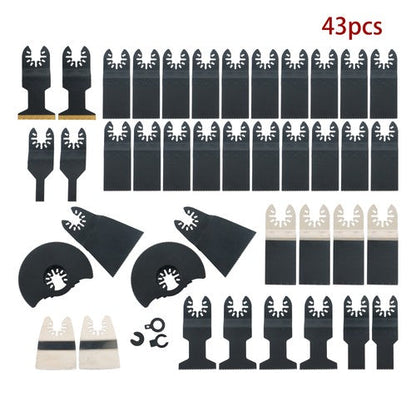 43 PCS Oscillating Saw Blades Multitool Kit for Wood/Metal/Plastics Cutting