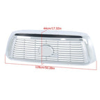 Front Bumper Upper Grille Chrome New For Toyota Tundra 2010-2013 Plastic Durable