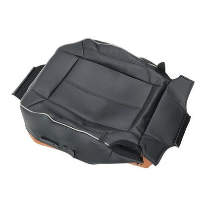 Black For Hummer H3 2006  2007-2010 Passenger Seat Cushion And Backrest Leather