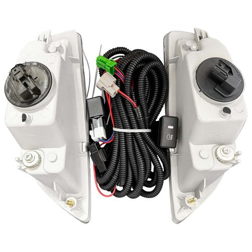 Front Bumper Fog Lights Driving Lamps Pair for 2001-2002 for Toyota Corolla