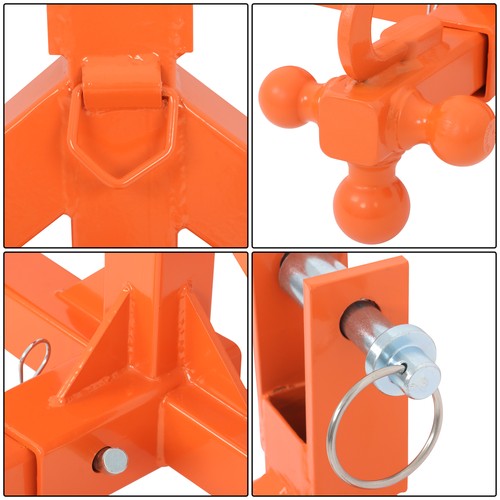Quick Hitch Adapter For Kubota Tractor 3 Point 2" Trailer Hitch Receiver Drawbar