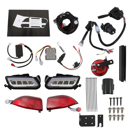 For Club Car Tempo Golf Carts w/RGB Daytime Running Light LED Light Kit 2018+ US