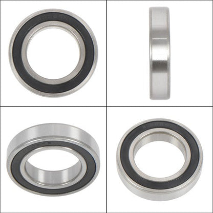 10Pcs 6008-2RS Bearings 40×68×15mm Double Rubber Seals Deep Groove Ball Bearing