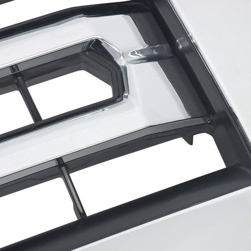 Front Bumper Upper Grille Chrome New Fit For Toyota Sequoia 2018 19-22 Plastic