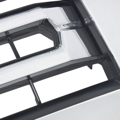 Front Bumper Upper Grille Chrome New Fit For Toyota Sequoia 2018 19-22 Plastic