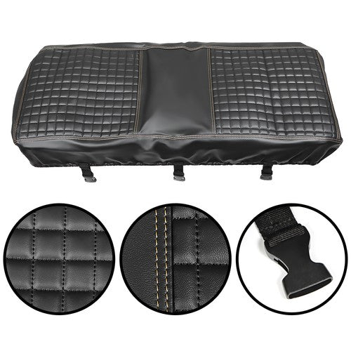 Black Rear Seat Cover Kit Golf Carts For Club Car/E-Z-Go/Yamaha Universal Size