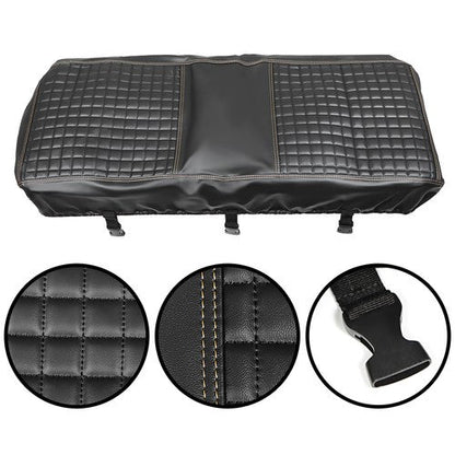 Black Rear Seat Cover Kit Golf Carts For Club Car/E-Z-Go/Yamaha Universal Size