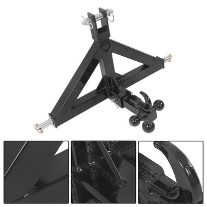 For Kubota Tractor Trailer Hitch Receiver Drawbar Quick Hitch Adapter 3 Point 2"
