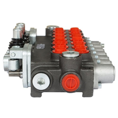 Hydraulic Backhoe Directional Control Valve w/ 2 Joysticks, 6 Spool, 11 GPM