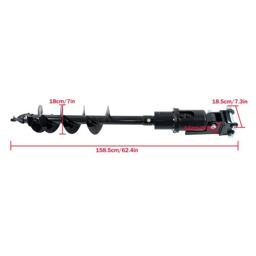 Pins for 1Ton-1.5Ton Mini Excavator 200mm Diameter Auger Drill with Hoses