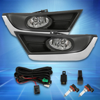 For 2017 2018 2019 Honda CR-V CRV Front Fog Lights Lamps w/Bulbs+Switch+Wiring