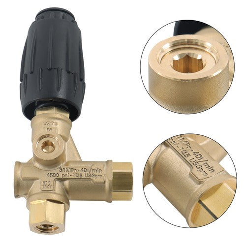 Annovi Reverberi 4500 PSI Unloader Valve with Adjustable Knob VRT3-310, VRT3310