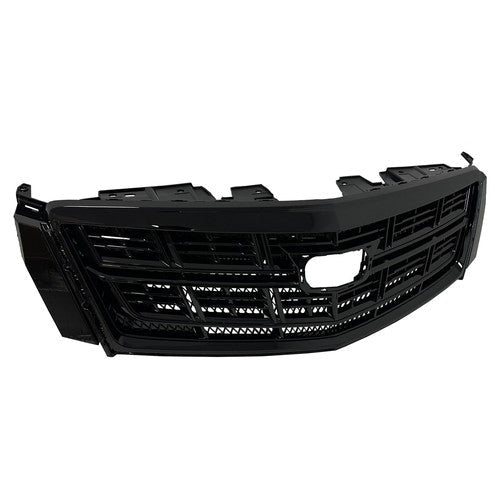 Front Bumper Black Upper Grille Lower Grill 2PCS for 2013-2017 for Cadillac XTS