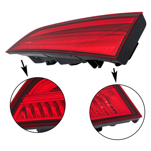 Rear Inner Chrome For 2016-2018 Honda Pilot Tail Light Red Right Passenger Side