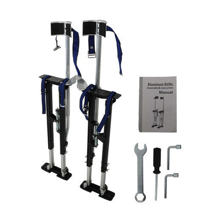 Drywall Stilts 36" - 48" Adjustable Aluminum Alloy For Painting Electrical Stilt