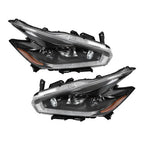 Headlights Replacement Fit For 2018 Nissan Murano LH+RH Side Clear Lens Halogen