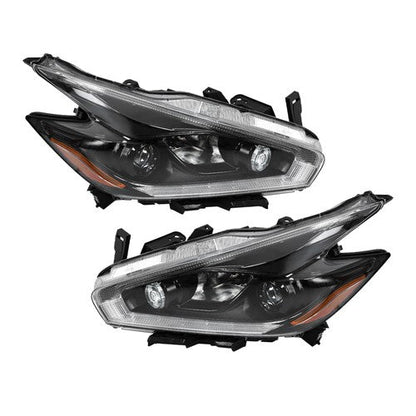 Headlights Replacement Fit For 2018 Nissan Murano LH+RH Side Clear Lens Halogen