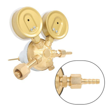 Brass Oxygen Regulator CGA540 Pressure Gauge Victor Type Solid Brass
