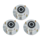 125981 605380 3pcs Blade Spindle For Hustler Fastrak Raptor SDX SD 48" 54" 60"